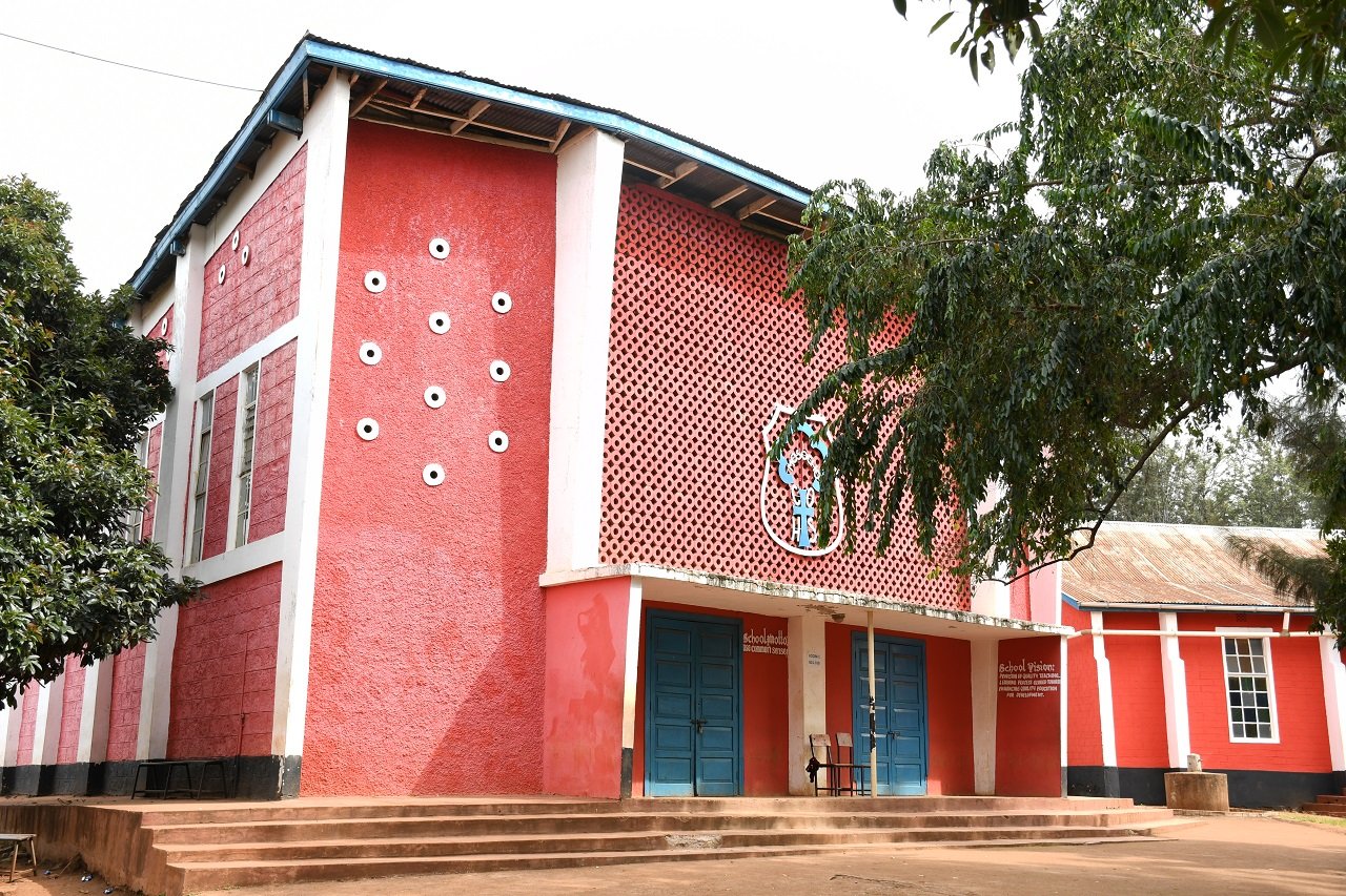 The school chapel, showing the School Motto and School Vision plaques